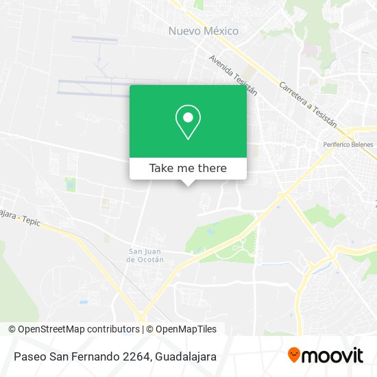 Paseo San Fernando 2264 map