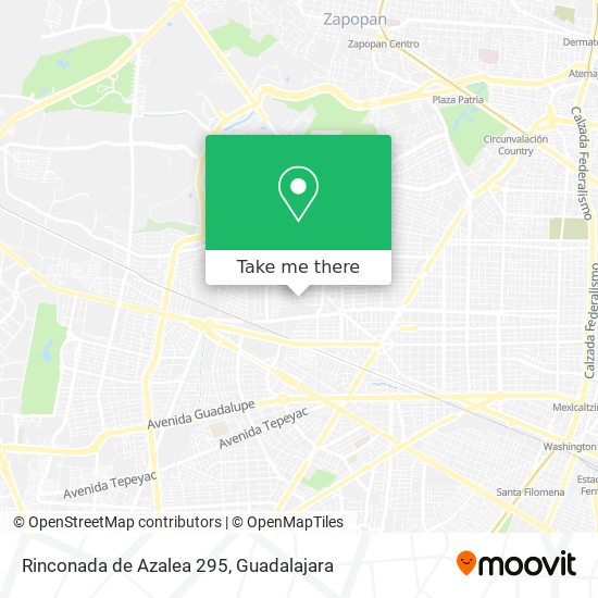 Rinconada de Azalea 295 map