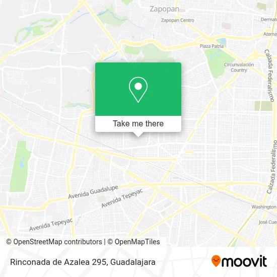 Rinconada de Azalea 295 map