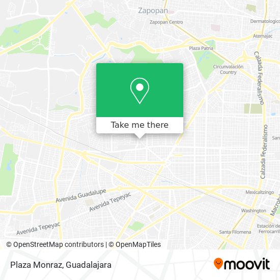 Plaza Monraz map