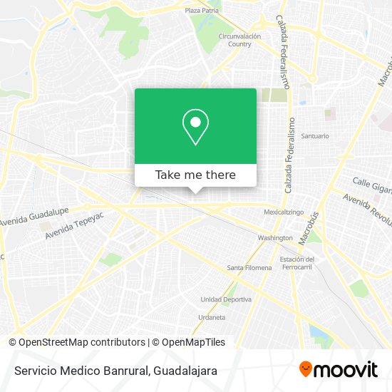 Servicio Medico Banrural map