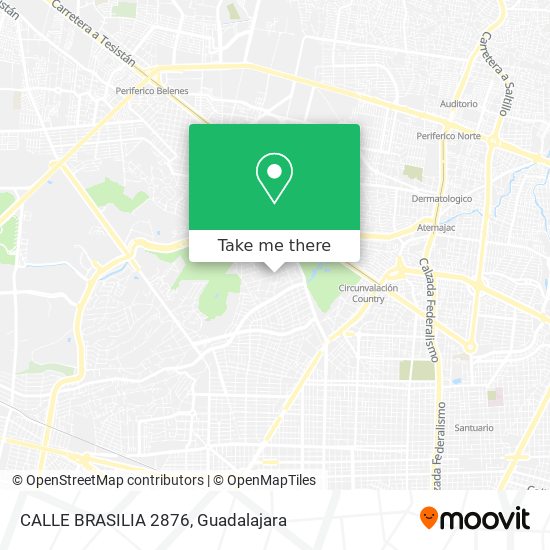 Mapa de CALLE BRASILIA 2876