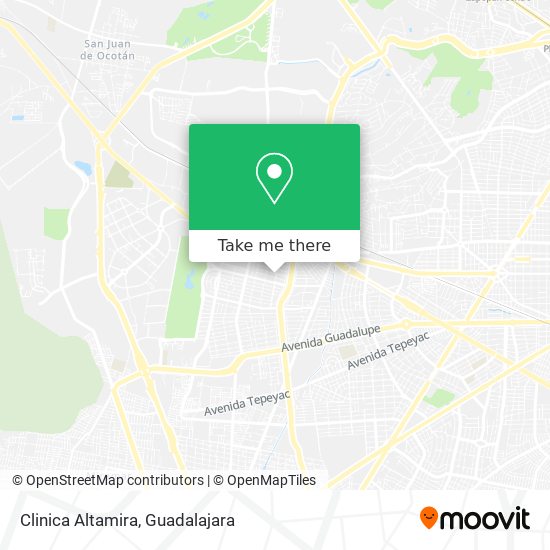 Mapa de Clinica Altamira