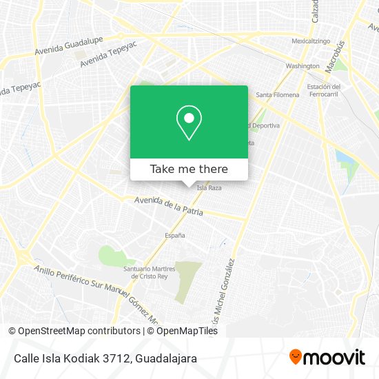 Mapa de Calle Isla Kodiak 3712