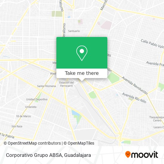 Corporativo Grupo ABSA map