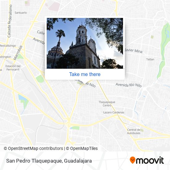 San Pedro Tlaquepaque map