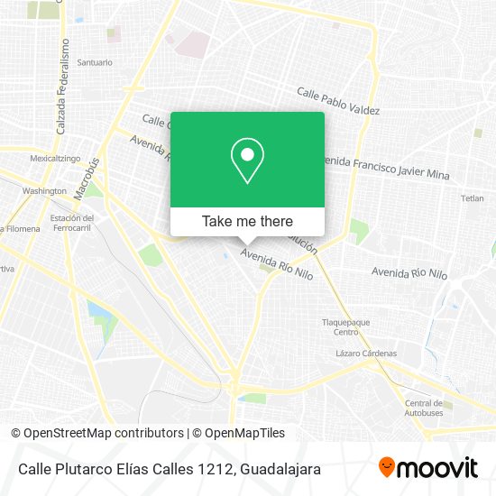 Calle Plutarco Elías Calles 1212 map