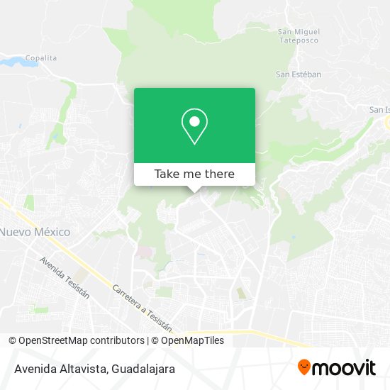 Avenida Altavista map