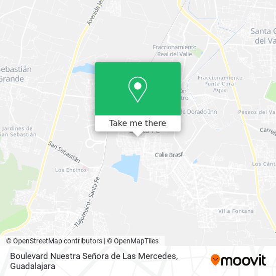 Mapa de Boulevard Nuestra Señora de Las Mercedes