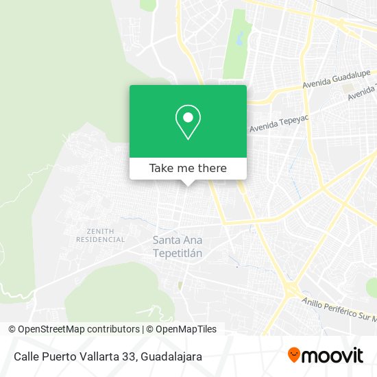 Mapa de Calle Puerto Vallarta 33