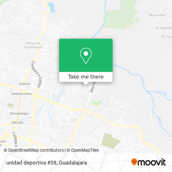 unidad deportiva #38 map