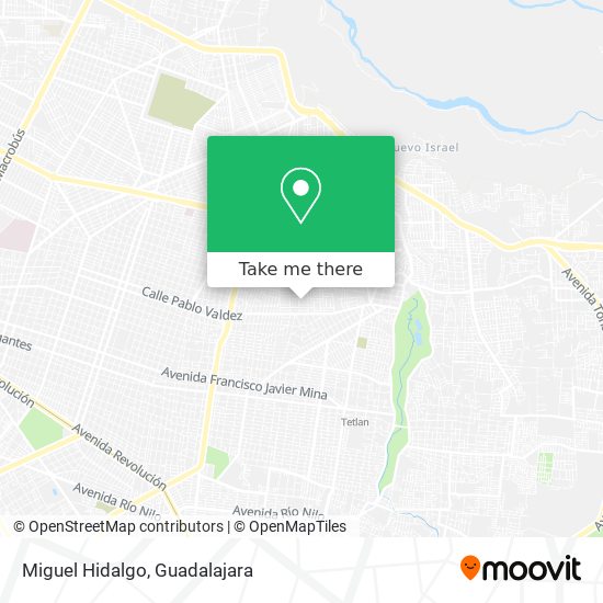 Miguel Hidalgo map