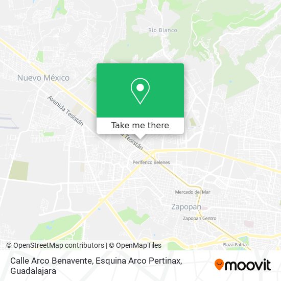 Calle Arco Benavente, Esquina Arco Pertinax map