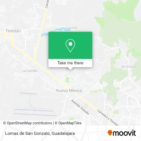 Mapa de Lomas de San Gonzalo