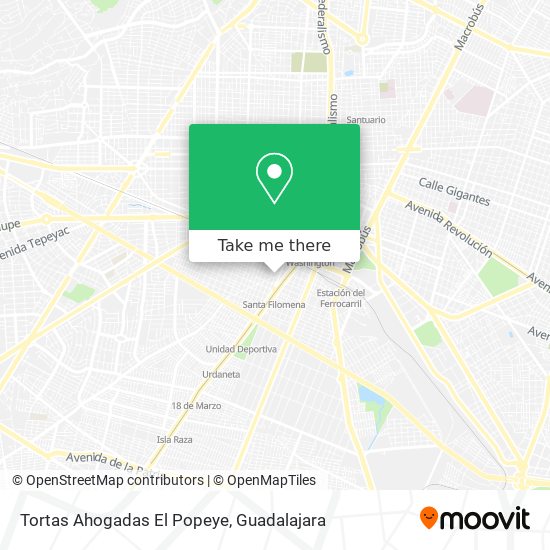 Tortas Ahogadas El Popeye map