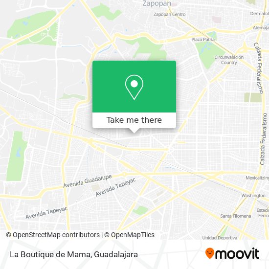 La Boutique de Mama map