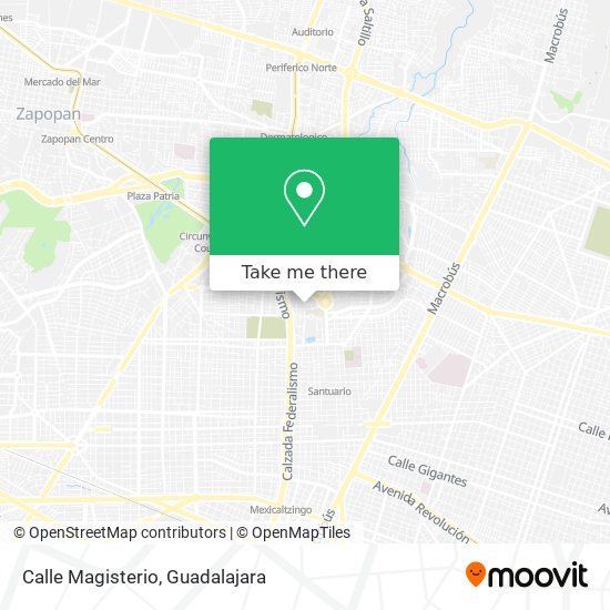 Mapa de Calle Magisterio