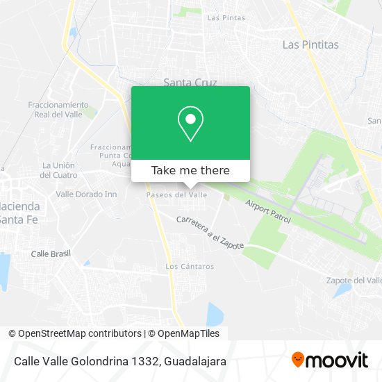 Calle Valle Golondrina 1332 map