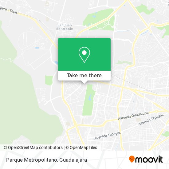 Mapa de Parque Metropolitano