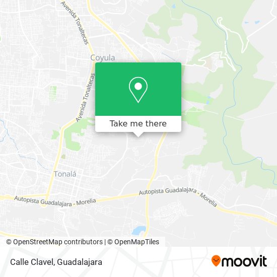 Mapa de Calle Clavel