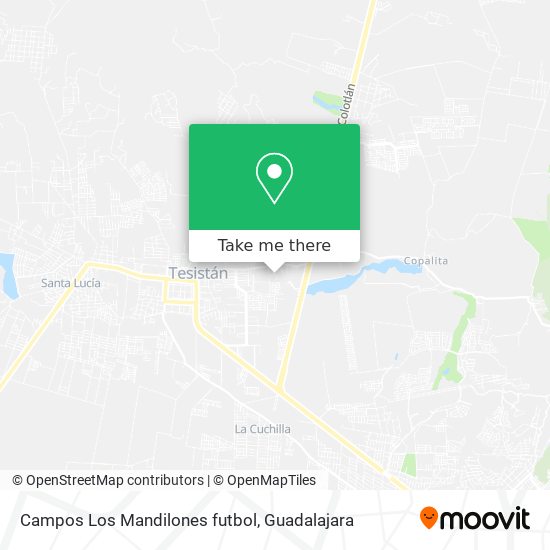 Campos Los Mandilones futbol map