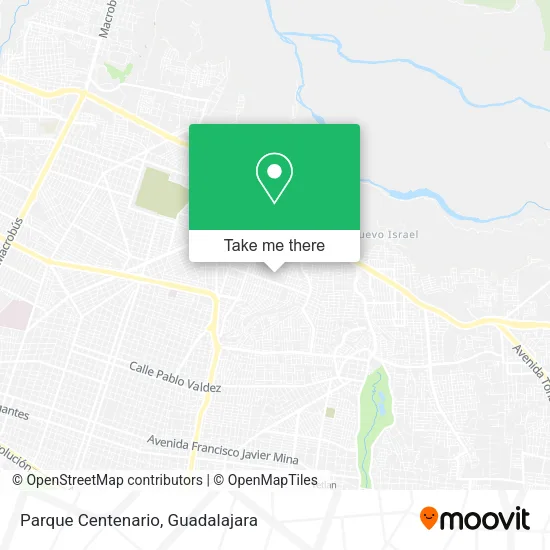 Parque Centenario map