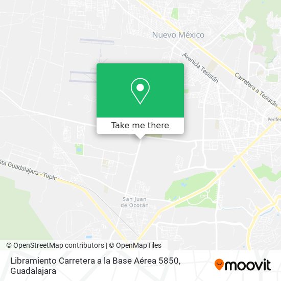 Libramiento Carretera a la Base Aérea 5850 map