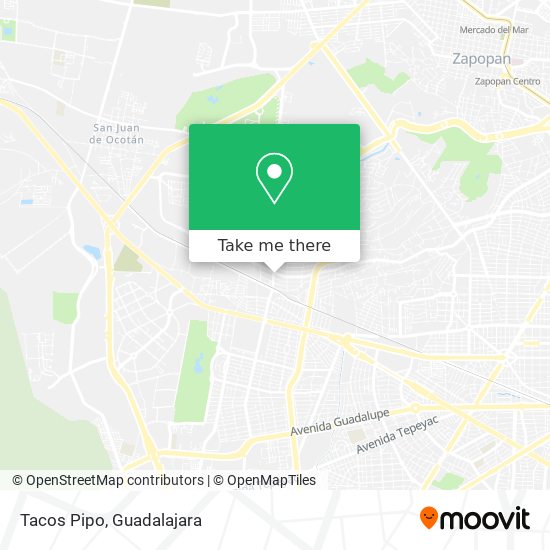 Mapa de Tacos Pipo