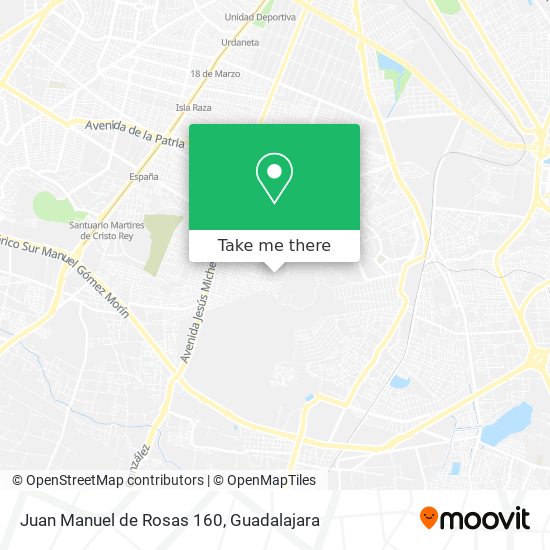 Juan Manuel de Rosas 160 map