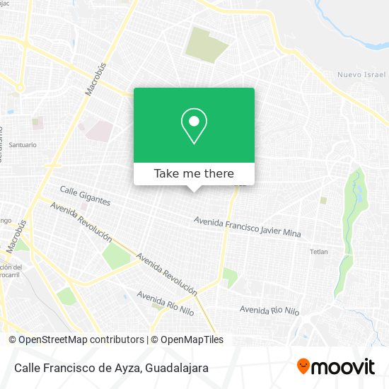 Calle Francisco de Ayza map