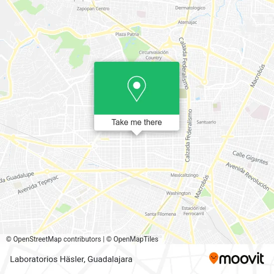 Laboratorios Häsler map
