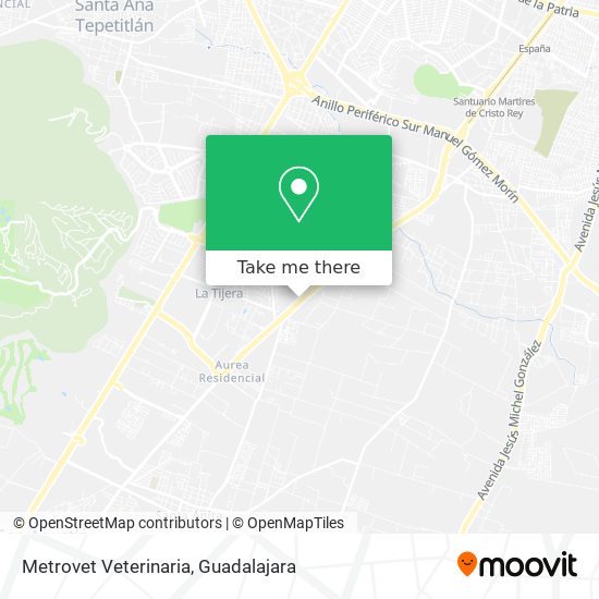 Metrovet Veterinaria map
