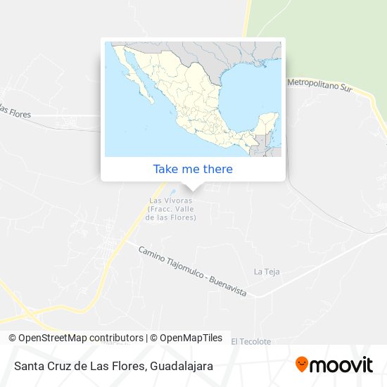Santa Cruz de Las Flores map