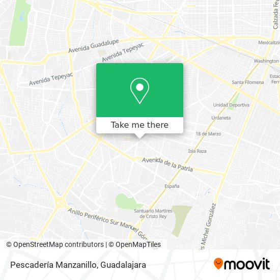 Pescadería Manzanillo map