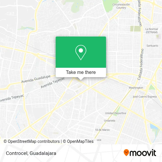 Controcel map