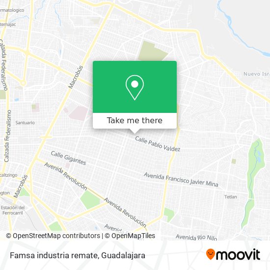 Famsa industria remate map