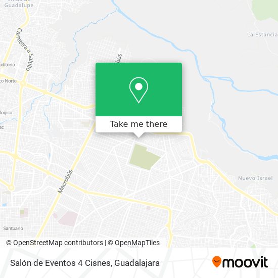 Salón de Eventos 4 Cisnes map
