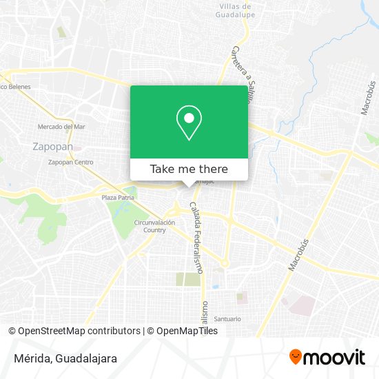 Mapa de Mérida