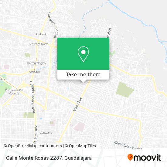 Calle Monte Rosas 2287 map