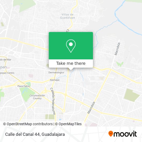 Mapa de Calle del Canal 44