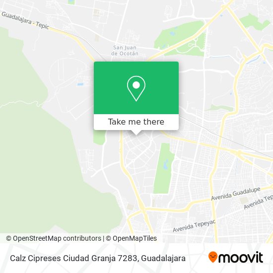 Calz Cipreses Ciudad Granja 7283 map