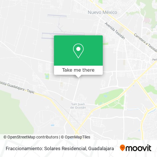 Mapa de Fraccionamiento: Solares Residencial