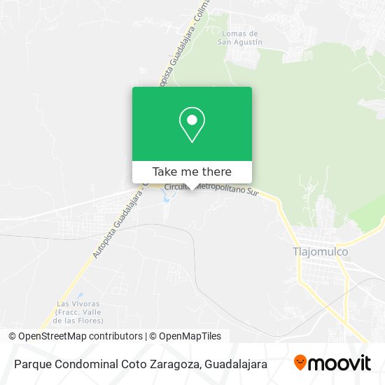 Mapa de Parque Condominal Coto Zaragoza