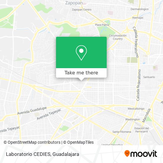 Mapa de Laboratorio CEDIES