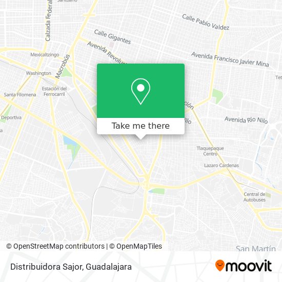 Distribuidora Sajor map