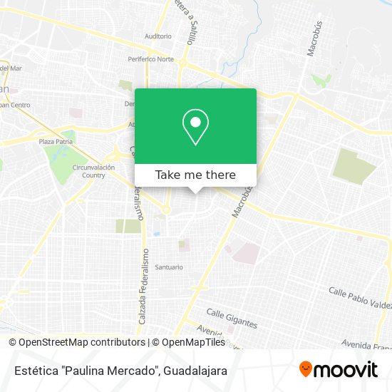 Estética "Paulina Mercado" map