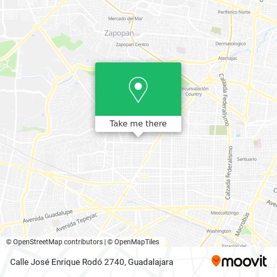 Mapa de Calle José Enrique Rodó 2740