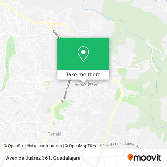 Avenida Juárez 361 map