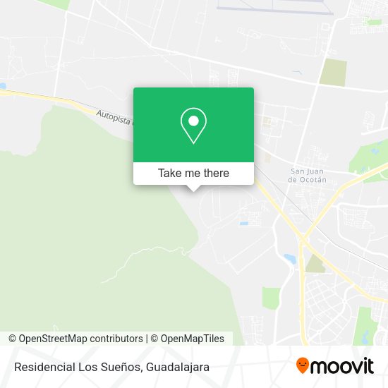 Mapa de Residencial Los Sueños