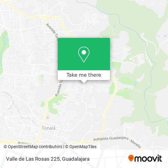 Valle de Las Rosas 225 map